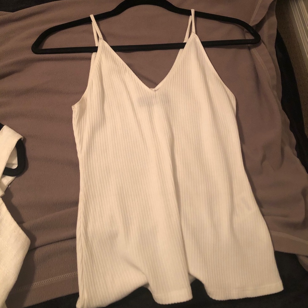 Reformation white tank top